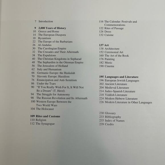 The Jews and Europe 2,000 Years of History Printed in Italy Coffee Table Book - Picture 5 of 9